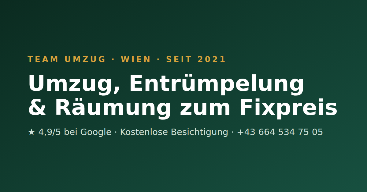 Räumung Jennersdorf (Bgld) – Fixpreis in Jennersdorf